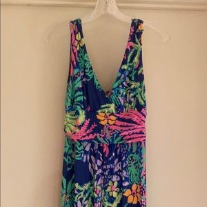 Colorful maxi summer dress